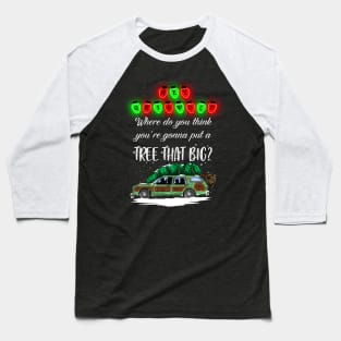 Griswold Big Tree Christmas Design Baseball T-Shirt